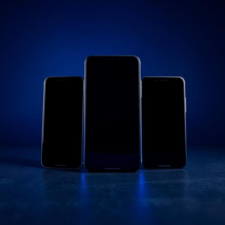 Teléfonos celulares modernos